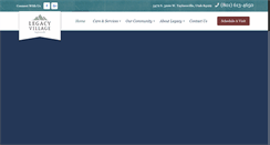 Desktop Screenshot of legacyvillagetaylorsville.com