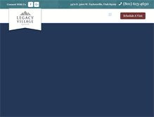 Tablet Screenshot of legacyvillagetaylorsville.com